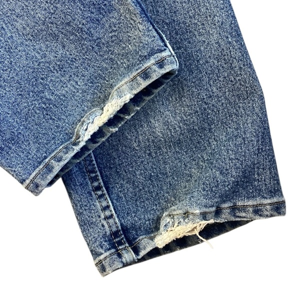 Lee Riders Men’s Regular Fit Jeans Y2K Distressed Fading Size 36x32 Thrashed - Picture 10 of 15